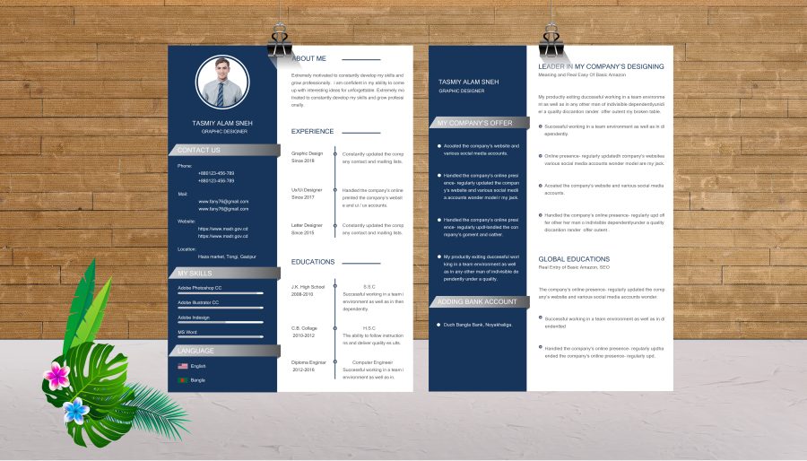 : I will design or edit your resume/cv, cover letter templates