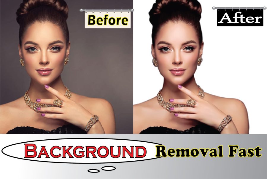 I will do bulk or background removal and fast retouching any product