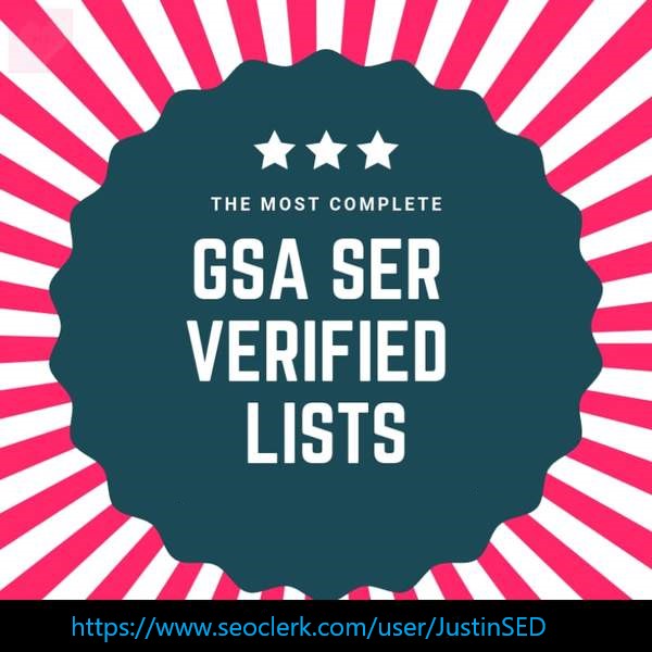 High Quality 50,000 GSA Verified List - Backlinks For Ranking Website 