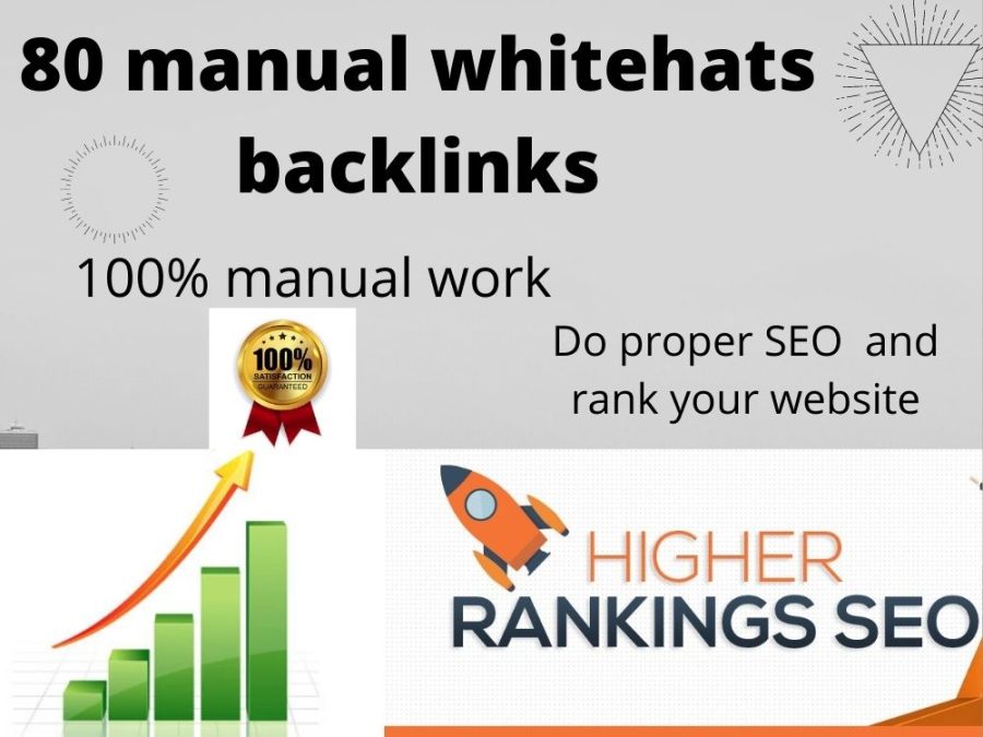 80 Manual Whitehat Backlinks For Google Ranking Web2, profile backlink, directory submission ,image 