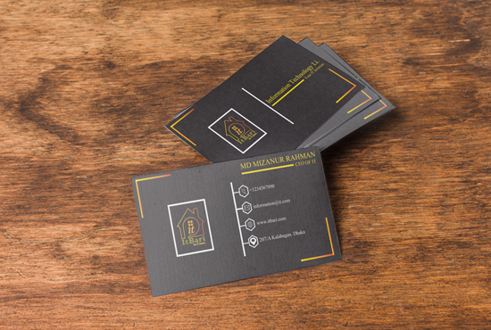 I will create two premium and luxury business card design