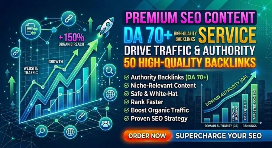 Link Building ,Page Creation with backlinks(80+ DA PA) Backlinks-50