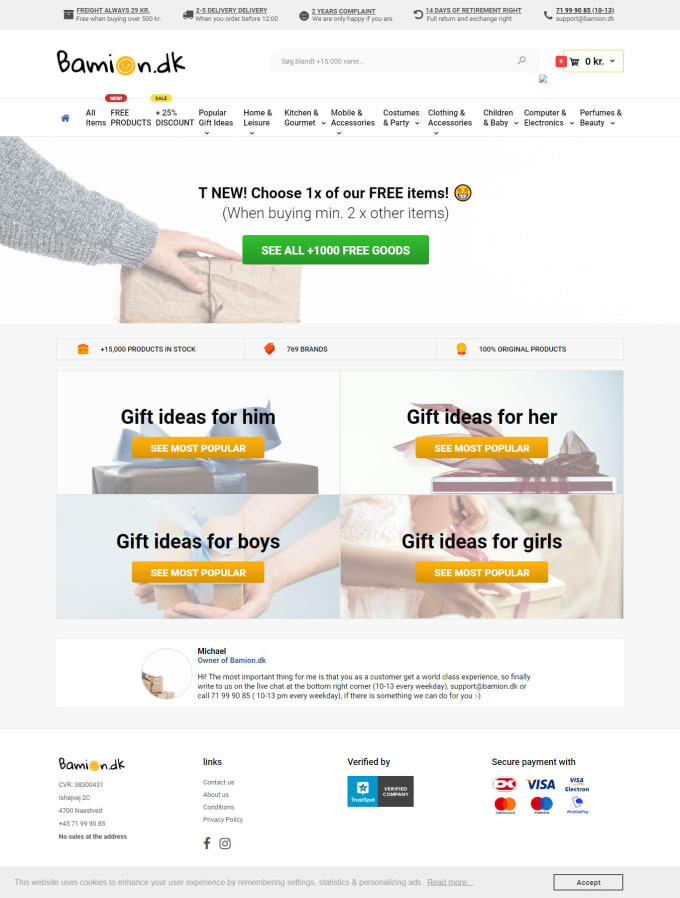 I will design or fix your shopify store