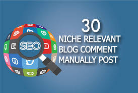 30 Niche Relevant Blog Comment Backlink seo 