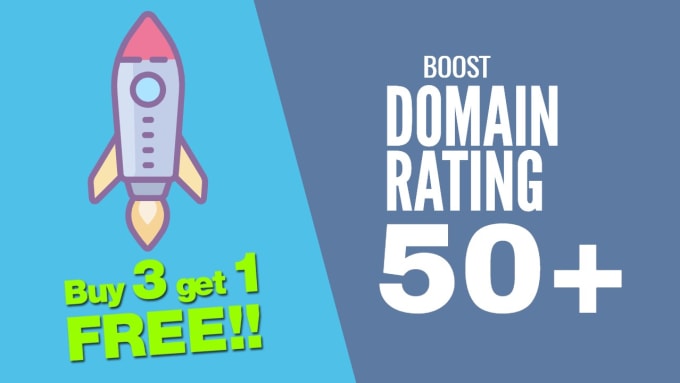 I will increase your domain rating DR 50+ with seo high authority backinks