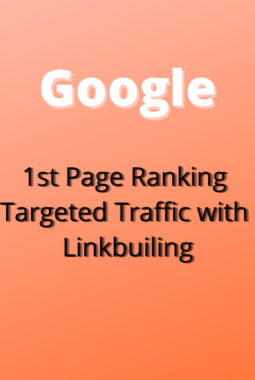 Offering you guaranteed google 1st page ranking with link building service