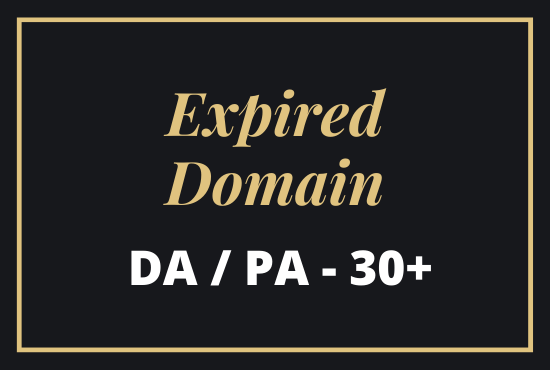 I will Provide niche relevant 2 Expired Domain for you