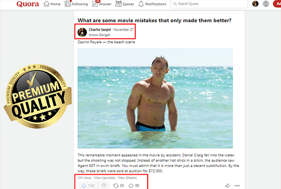 50 HQ Quora answers with Gurranted Targeted Traffic