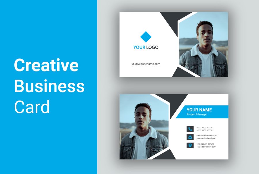 design professional and minimalist business cards