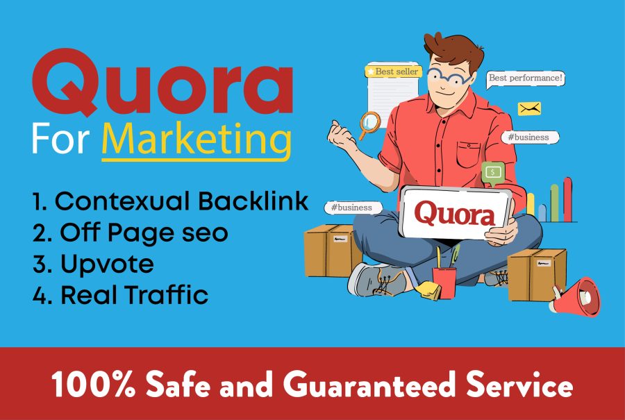 High quality 20 Quora Answers with Guaranteed Traffic 