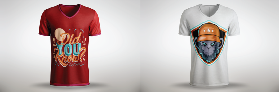 create bulk t shirt design or typography with in 12 hours