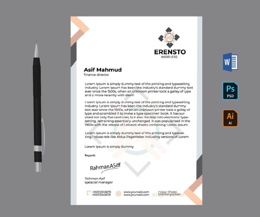 Welcome To The Professional Logo, Business Card & Letterhead Design Gig.