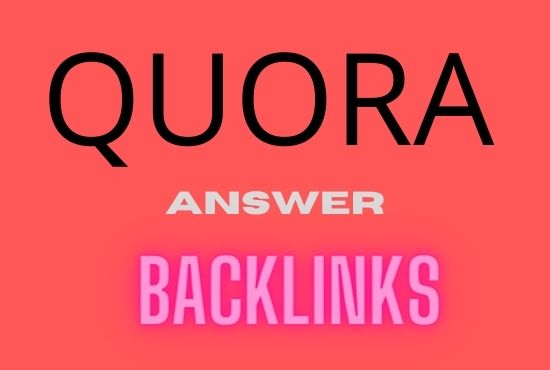 promote your website with high quality unique quora answers backlink 