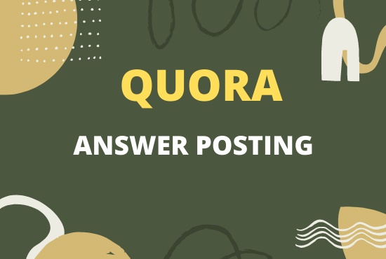 Get 3 HQ Quora answer with your keyword and URL