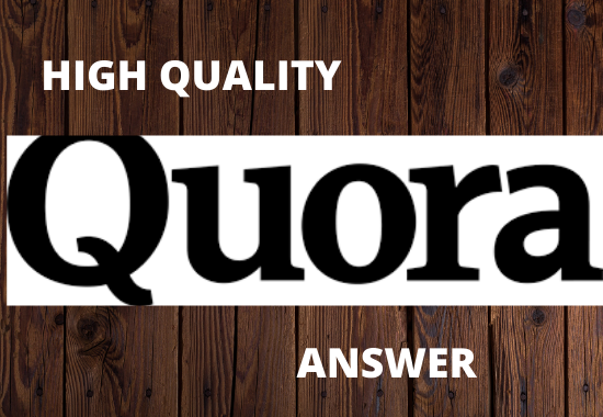 Promote 3 High Quality Quora Answer with Keyword and URL