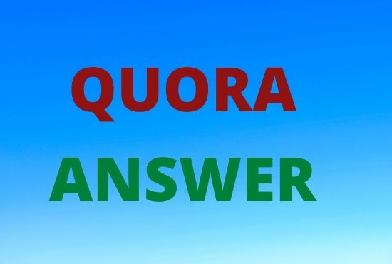 20 High Quality Quora Answers to your targeted traffic