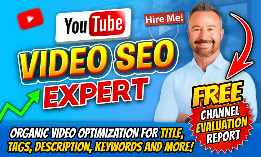 I will do best yt video SEO expert optimization and growth manager per video