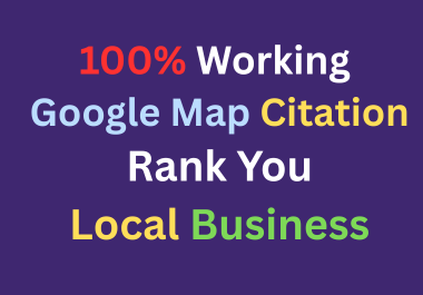 I will do 1500 point maps citations for ranking and local business SEO
