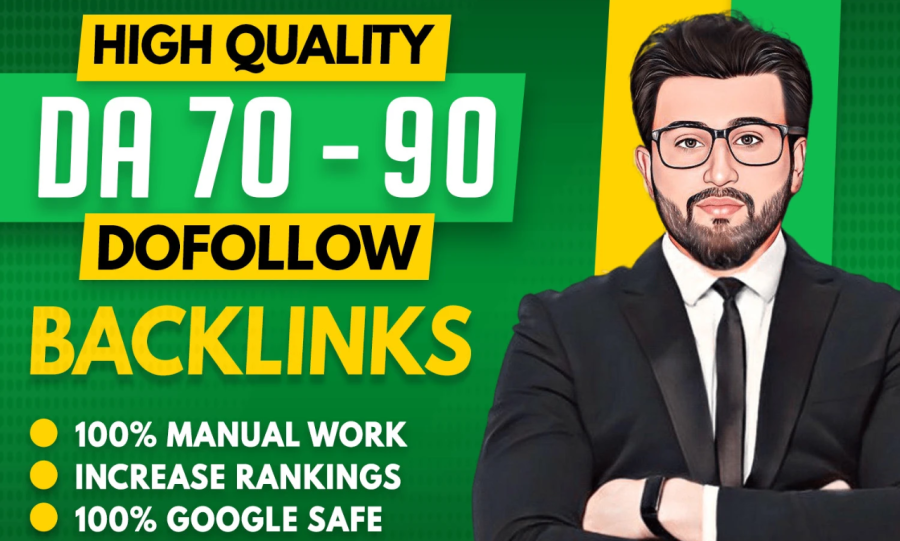 I will provide monthly seo Manual Backlink services 