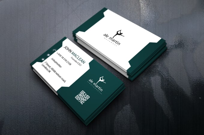 I will do 3 minimalist business card within 5 hours