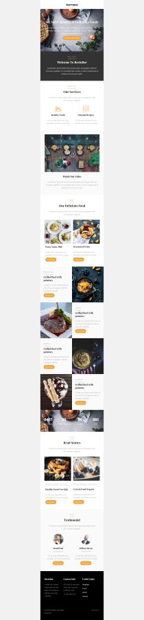 I will built a email template, responsive HTML email template newsletter