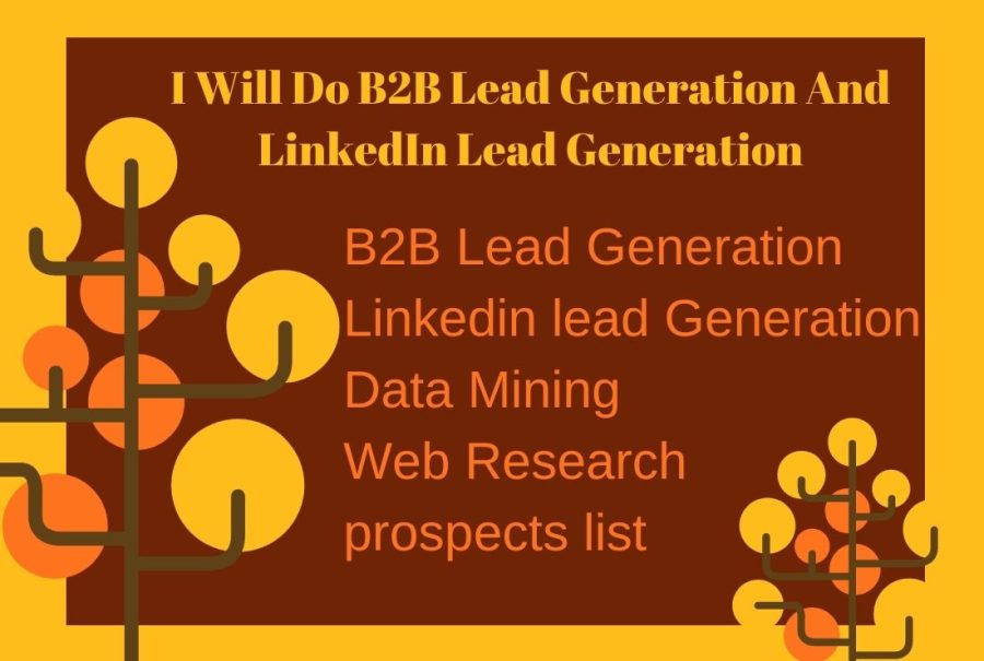 I Will Do B2B Lead Generation, LinkedIn Lead Generation And Web Research