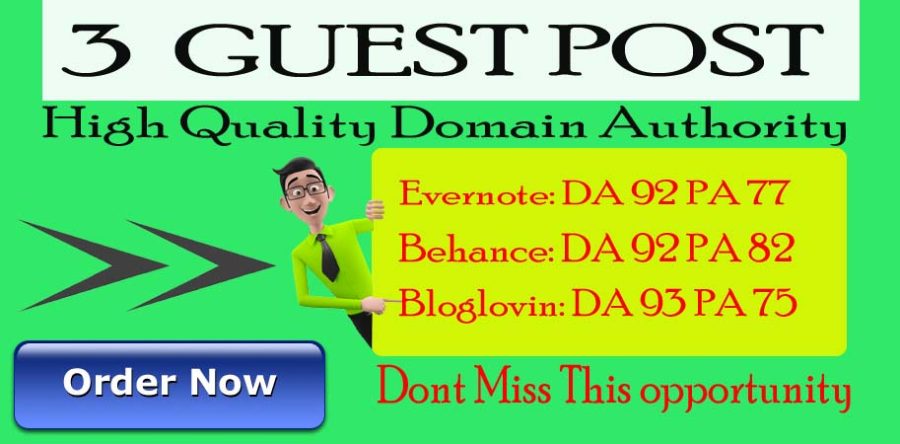  3 EDU Guest Posts DF On High DA/Pa Sites