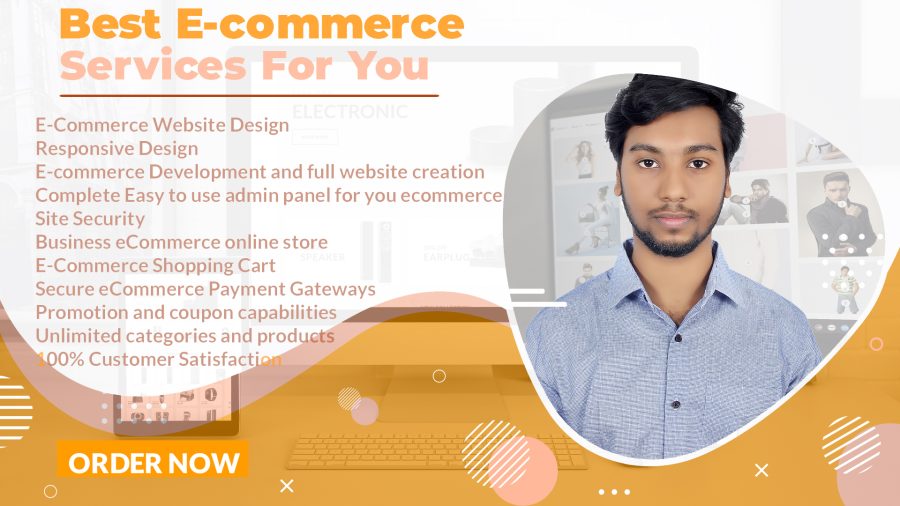 I will create ecommerce site for your e-commerce online store