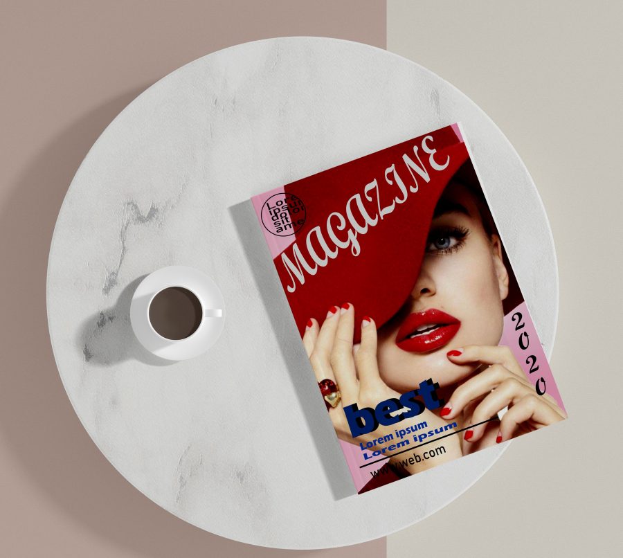 I will design good looking magazine cover