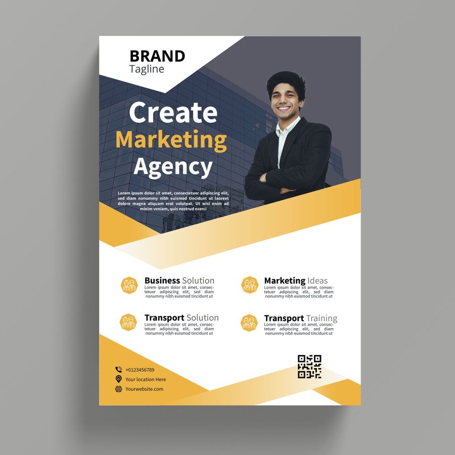 I will design professional corporate flyer rapidly 