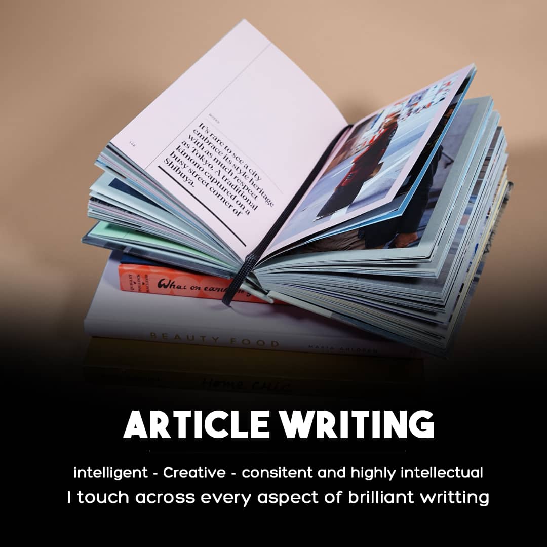 I wIll expertly write 1000+words Article Writing or Content Writing on any topic. 