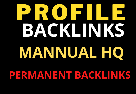 30 Profile Backlinks Permanent relevant and High Quality for 