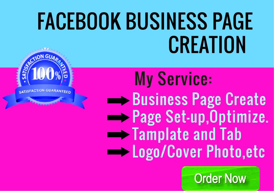 I will do create facebook business page setup, customize and optimize.