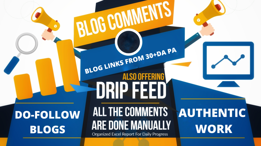 Make 100 High DA SEO Blog Comments Backlinks 