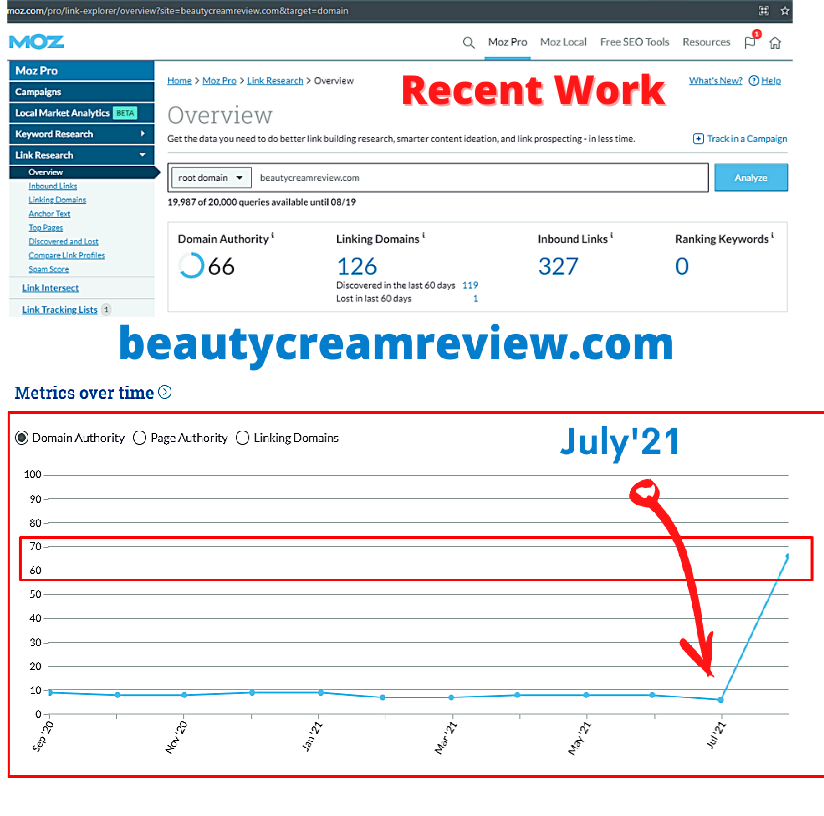 Increase Moz DA 35-40 PA 30+ increase Domain Authority in 7 days Permanent and Guaranteed