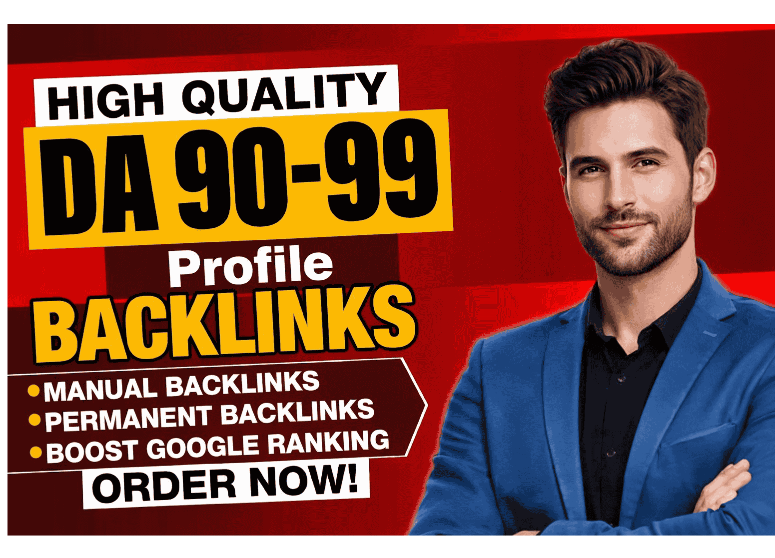 50 Profile Backlinks DA90+ PR9 High Quality Backlinks