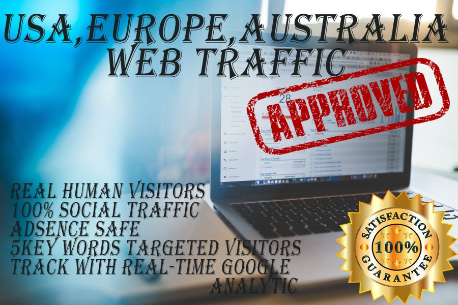Bring US , Europe ,Australia targeted Daily Visitors for Your website & Social Media 