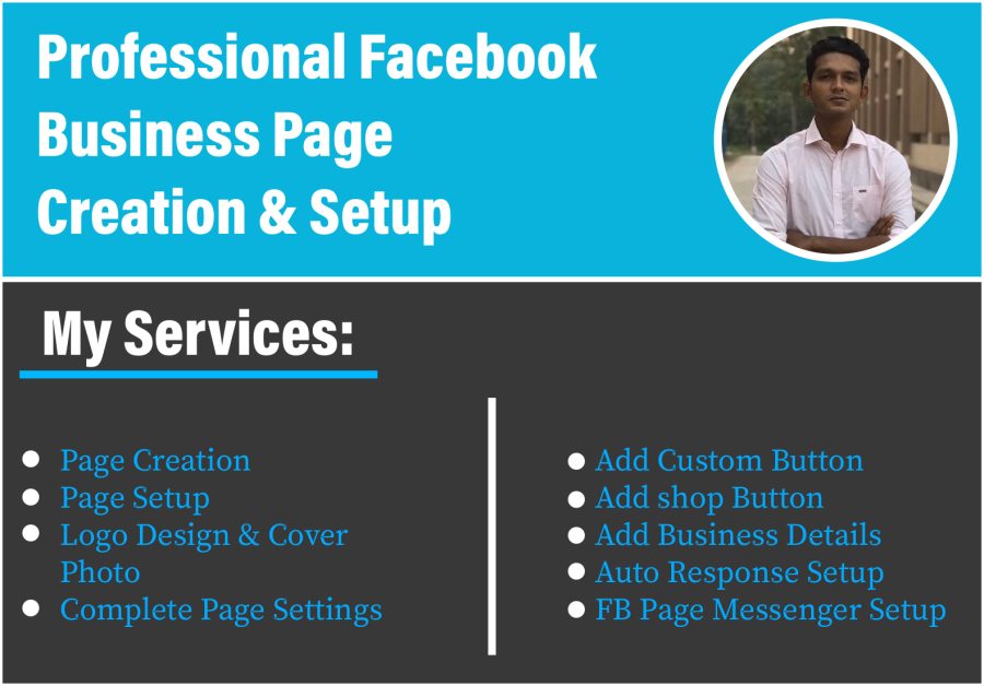 I will design, develop, manage, setup and optimization of Facebook business page for your brand