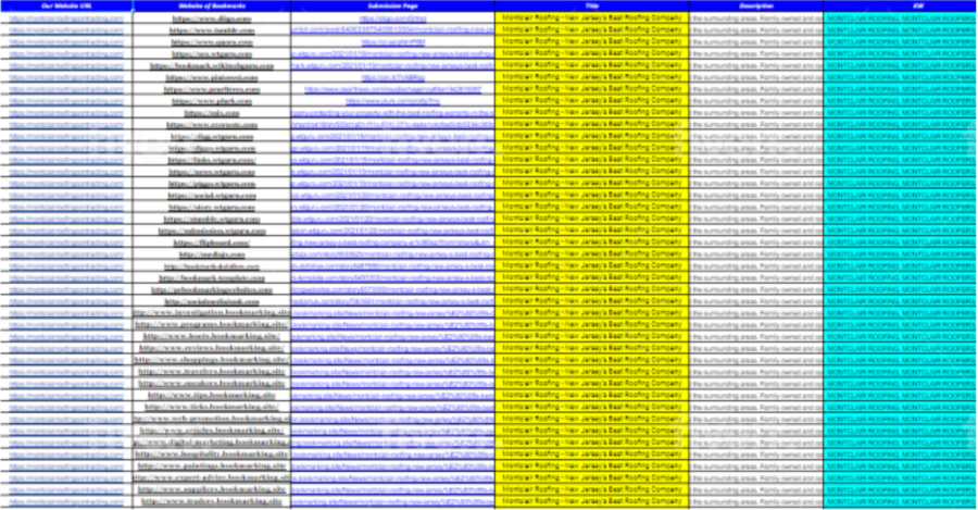 I will create 500 social bookmarking on high da backlinks