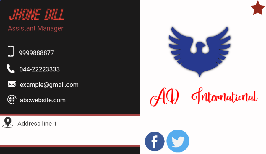 I will design world class digital and printed business card for your business