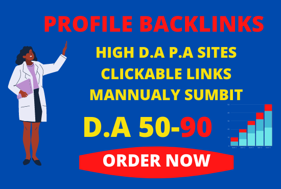  I will manually build 300 high da pa profile backlinks