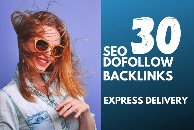 I will do 30 anchor text SEO backlinks dofollow