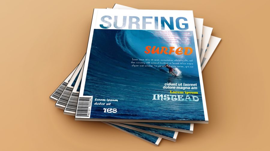 I will design a creative magazine cover for you.