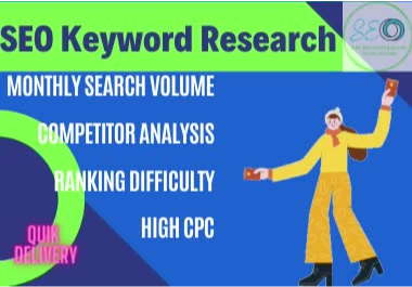 Do 50 SEO Keyword Research for your Niche or websites 
