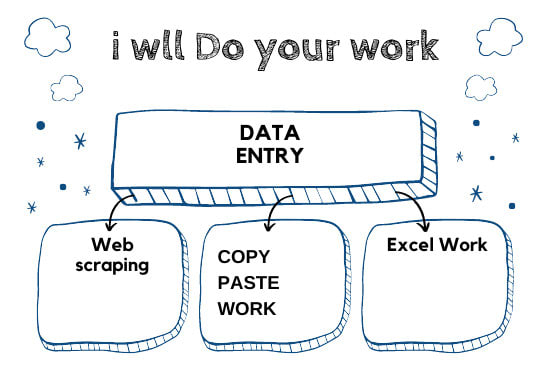 I will do data entry, internet research, and data analysis & typing works 