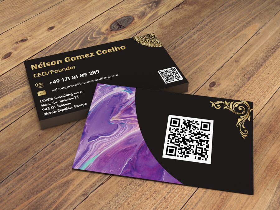 I will do Professional Luxuary Business Card design like this