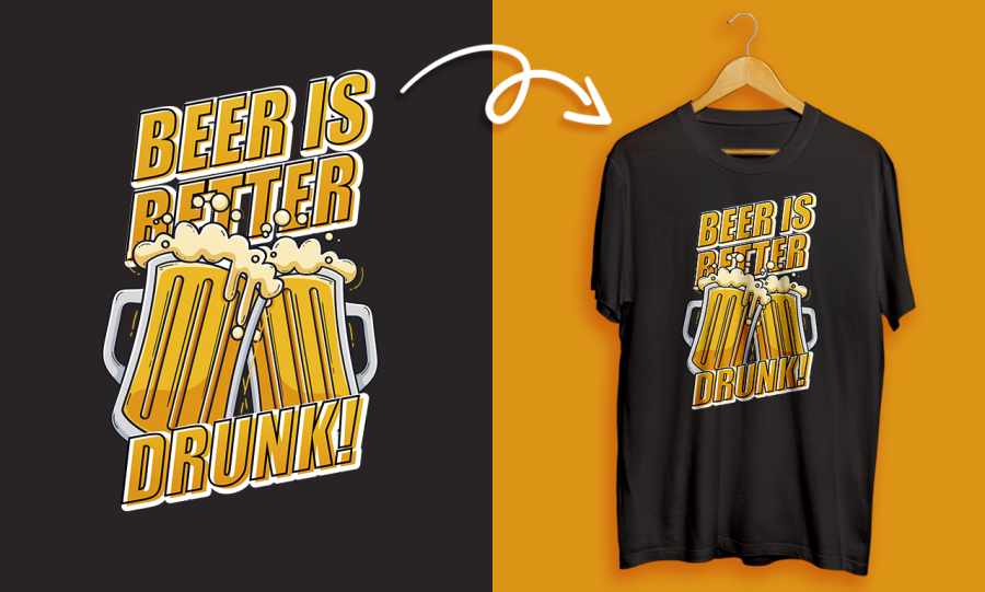 I will create custom illustration and minimalist t shirt design