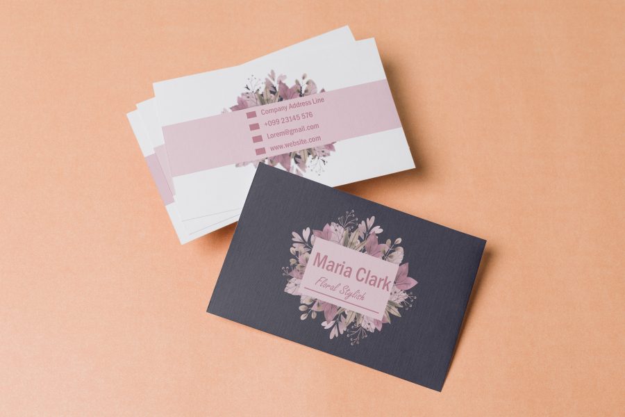 Design modern luxury minimal business card