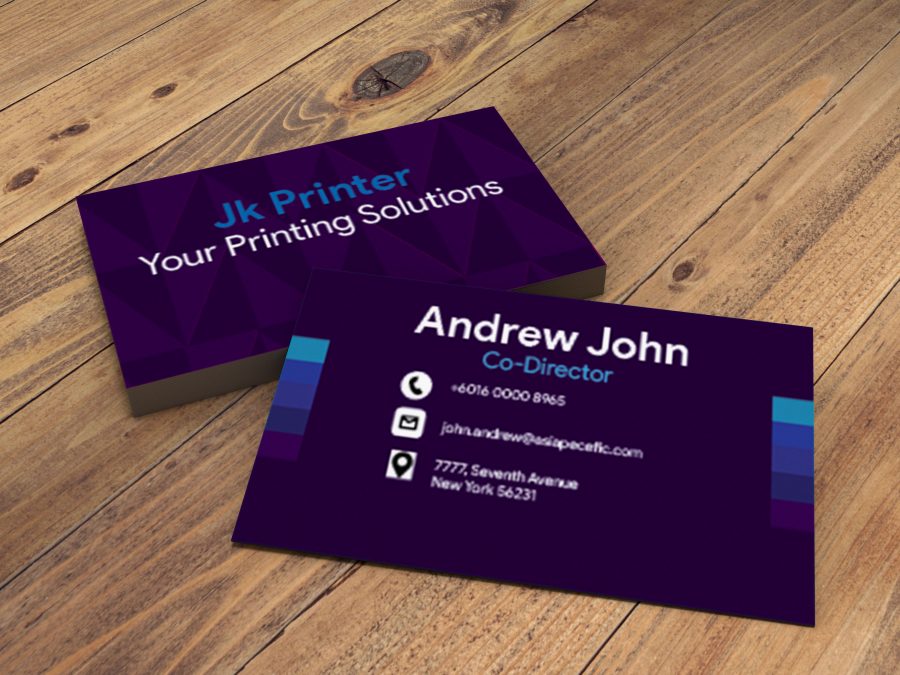 unique creative minimalist business card
