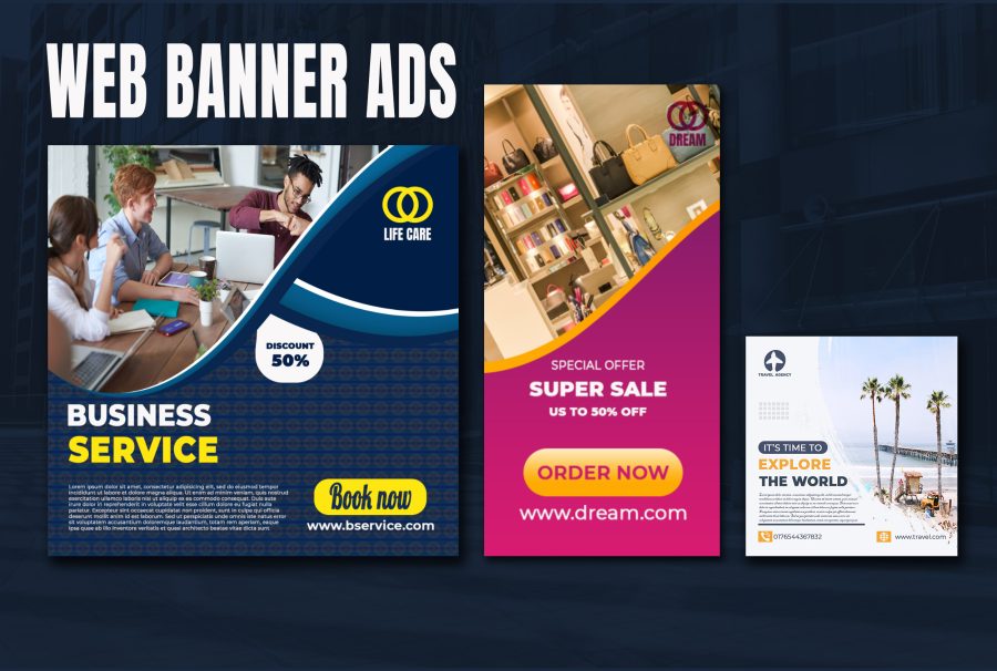I will design website banner ads,banner design,product ad,slider